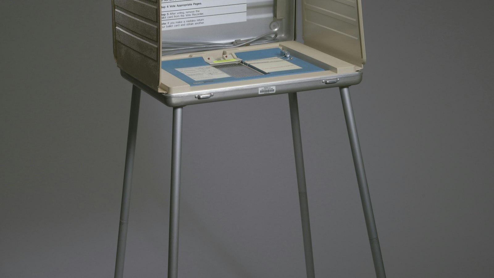 A portable voting booth