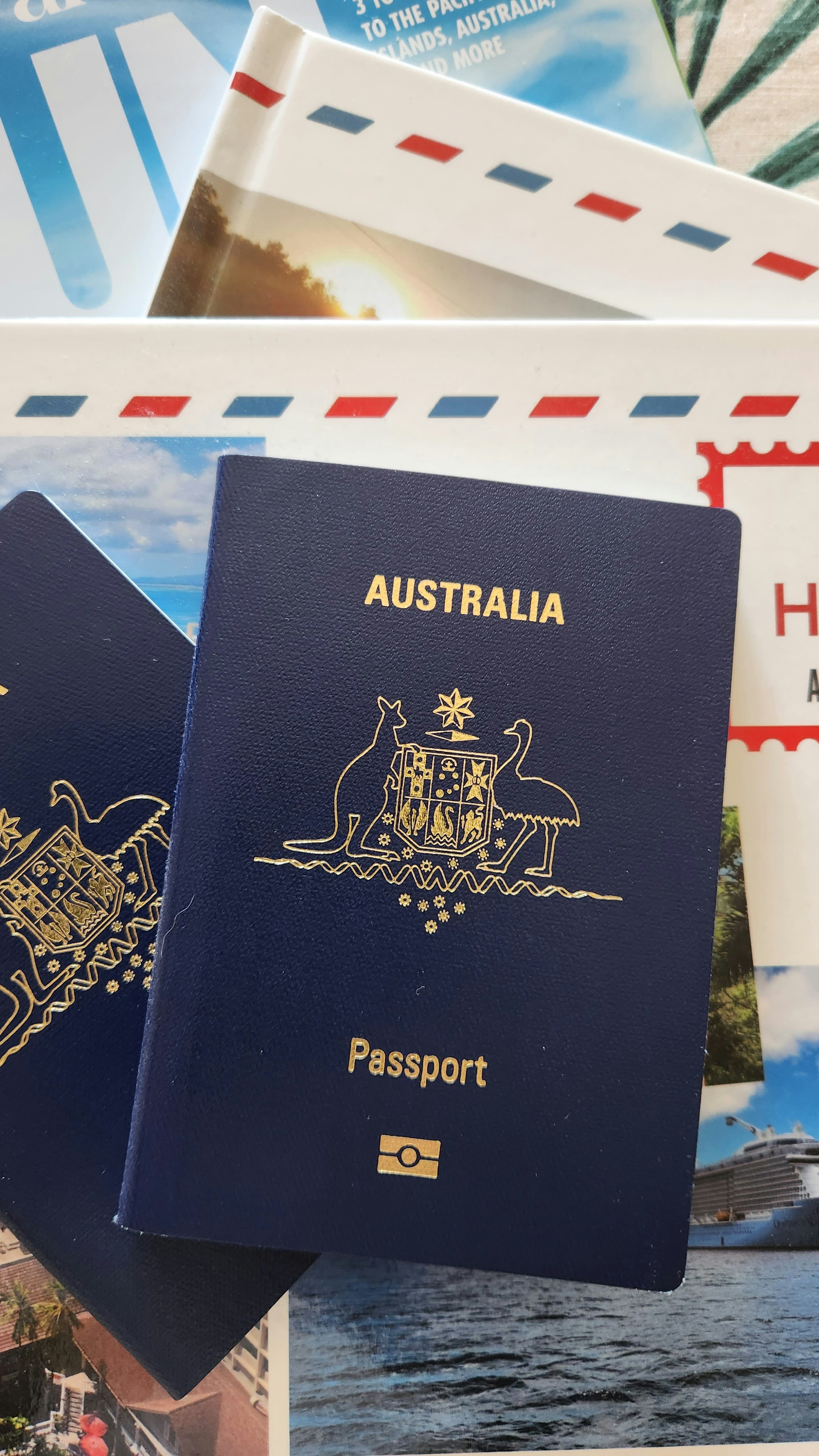Australian passport.